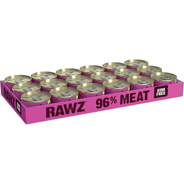 18 Pack - Rawz Natural Premium Pate Canned Cat Wet Food Chicken & Chicken Liver RAWZ